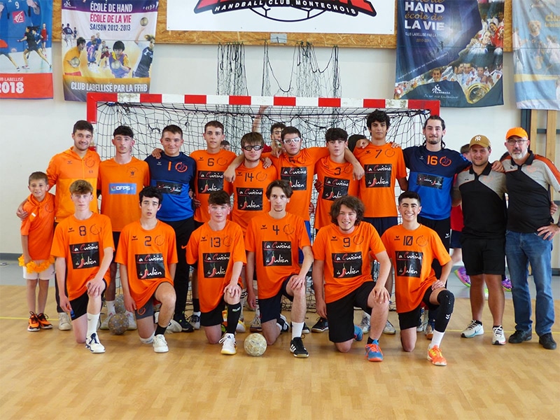 SGHBC. -18 ans masculins. Les Handballeurs Couserannais stoppent leur saison aux portes de la finale régionale.