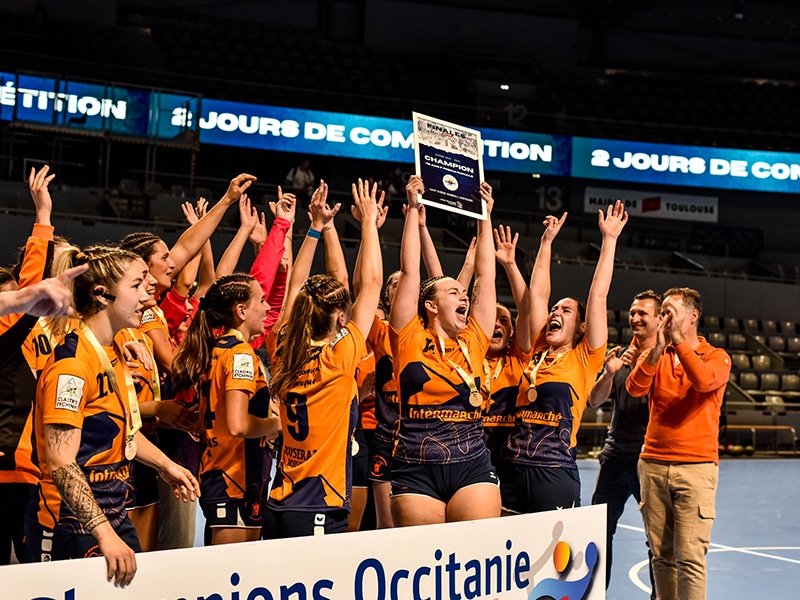 Les Saint Gironnaises championnes d’Occitanie.